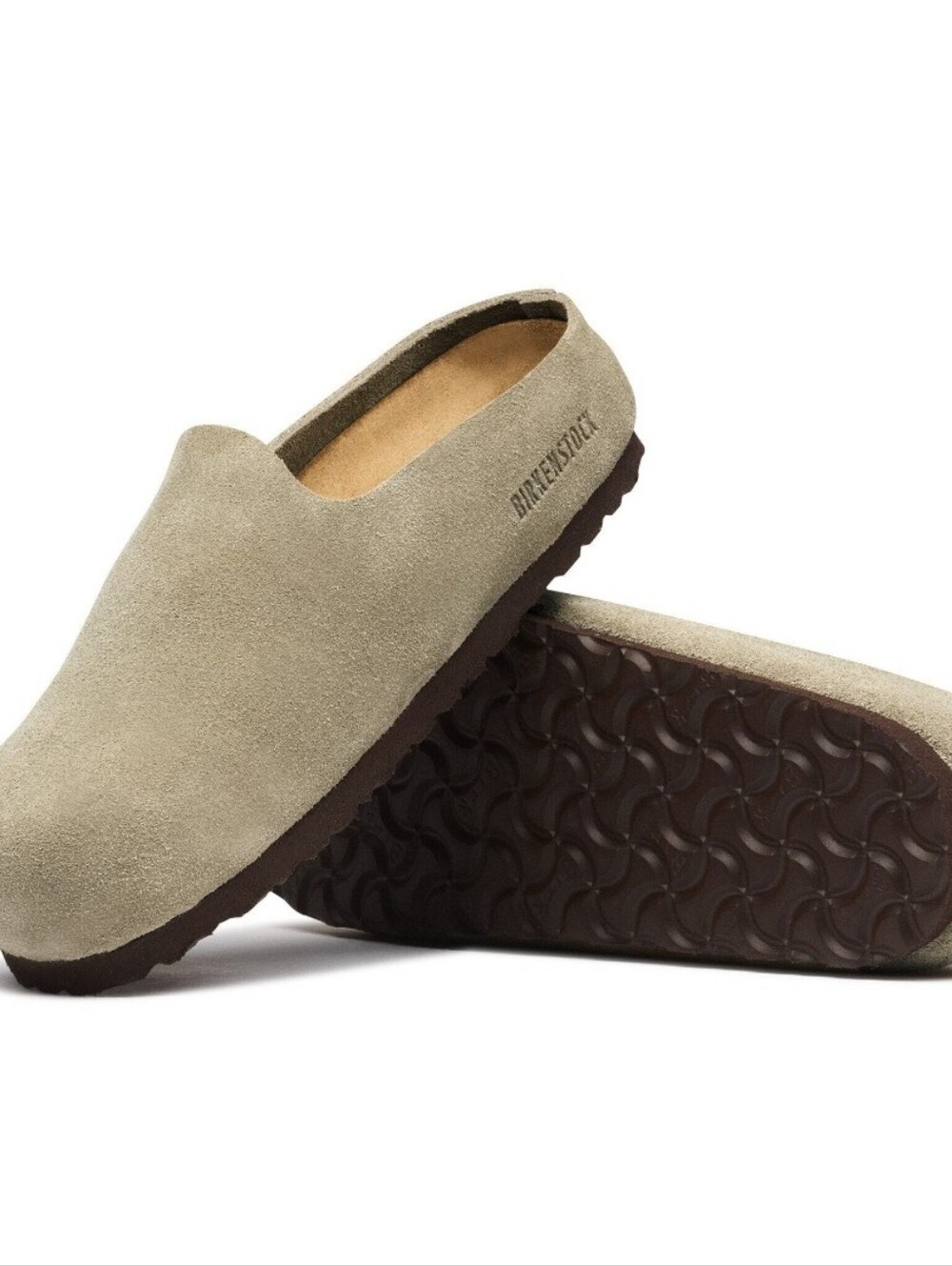 Birkenstock Amsterdam Wrapped Slip-On Clog- Taupe